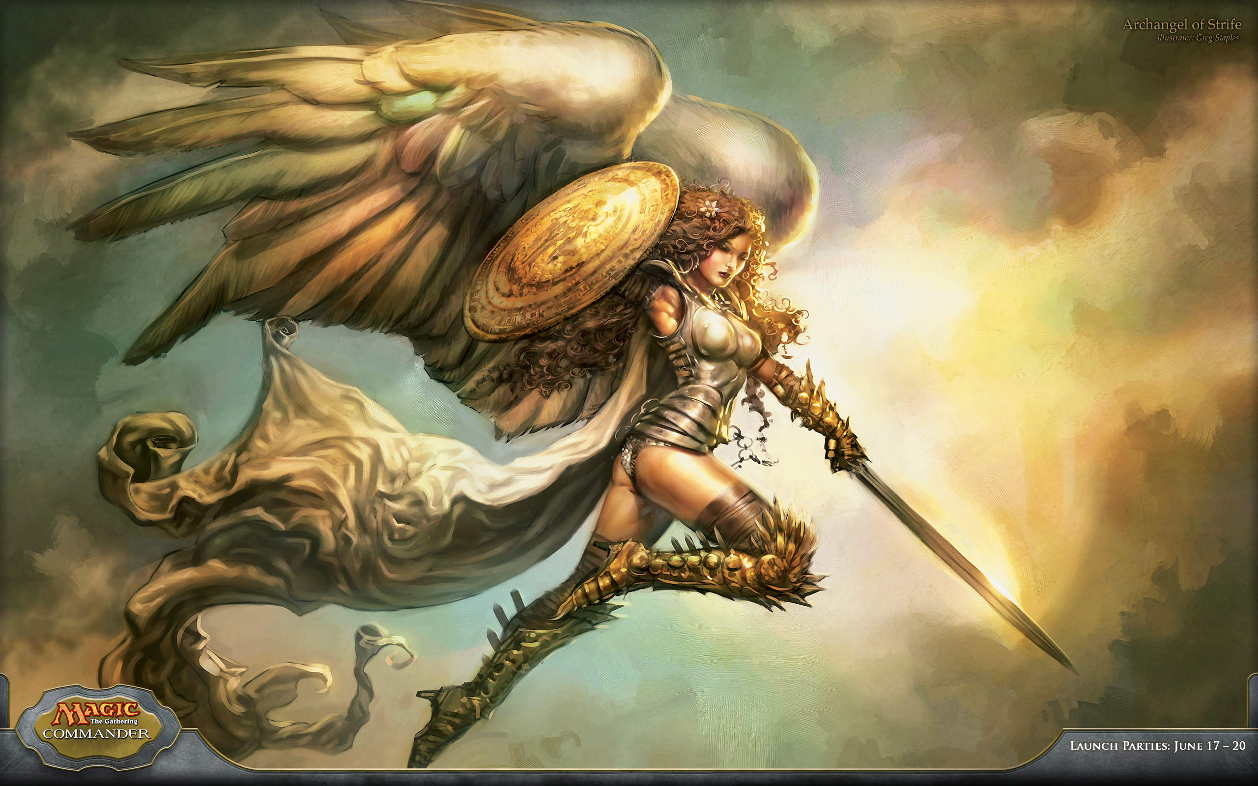 Wallpaper Of The Week Archangel Strife Daily Mtg Magic