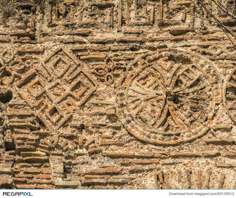 Background Texture Of The Ruins Ancient Constantinople Stock