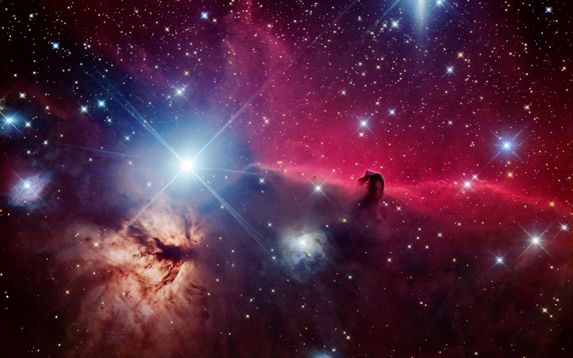 Space Stars Beautiful Nebula Horsehead Wallpaper