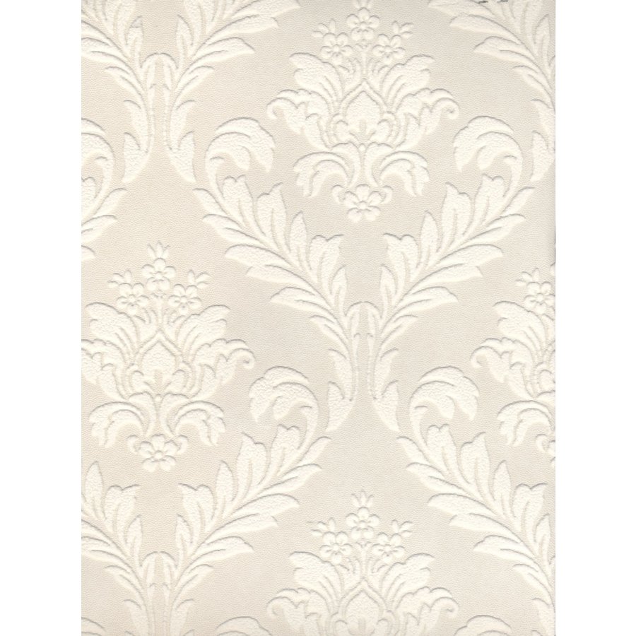 Damask Textured Strippable Prepasted Wallpaper Lowe S Canada