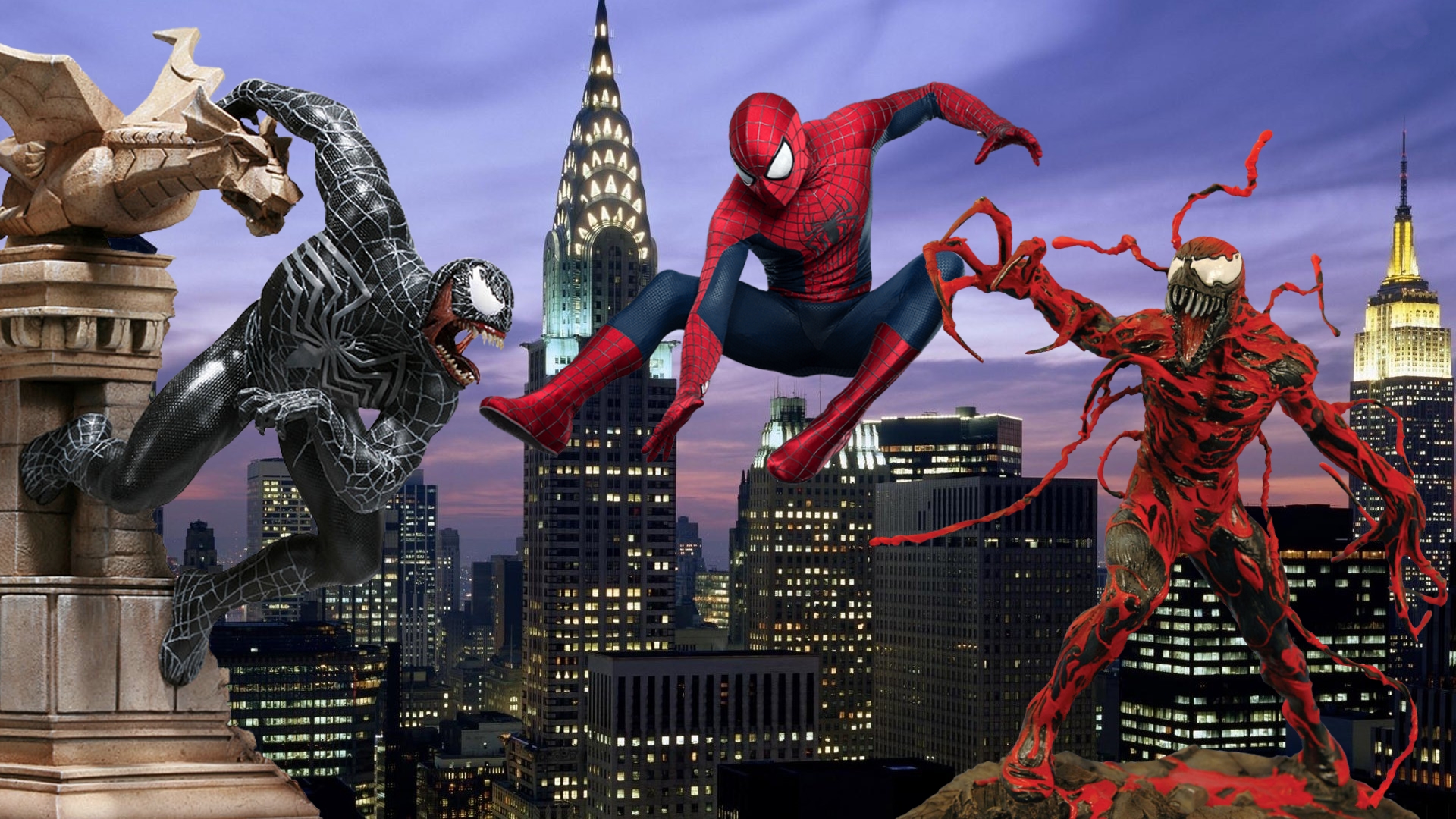 Spider Man Venom And Carnage by ProfessorAdagio on