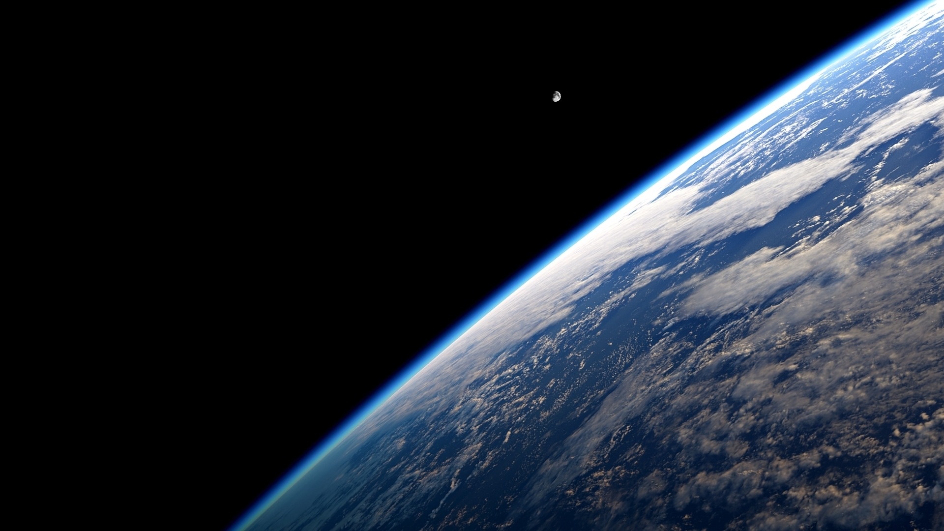 Earth Space Background Wallpaper HD Desktop