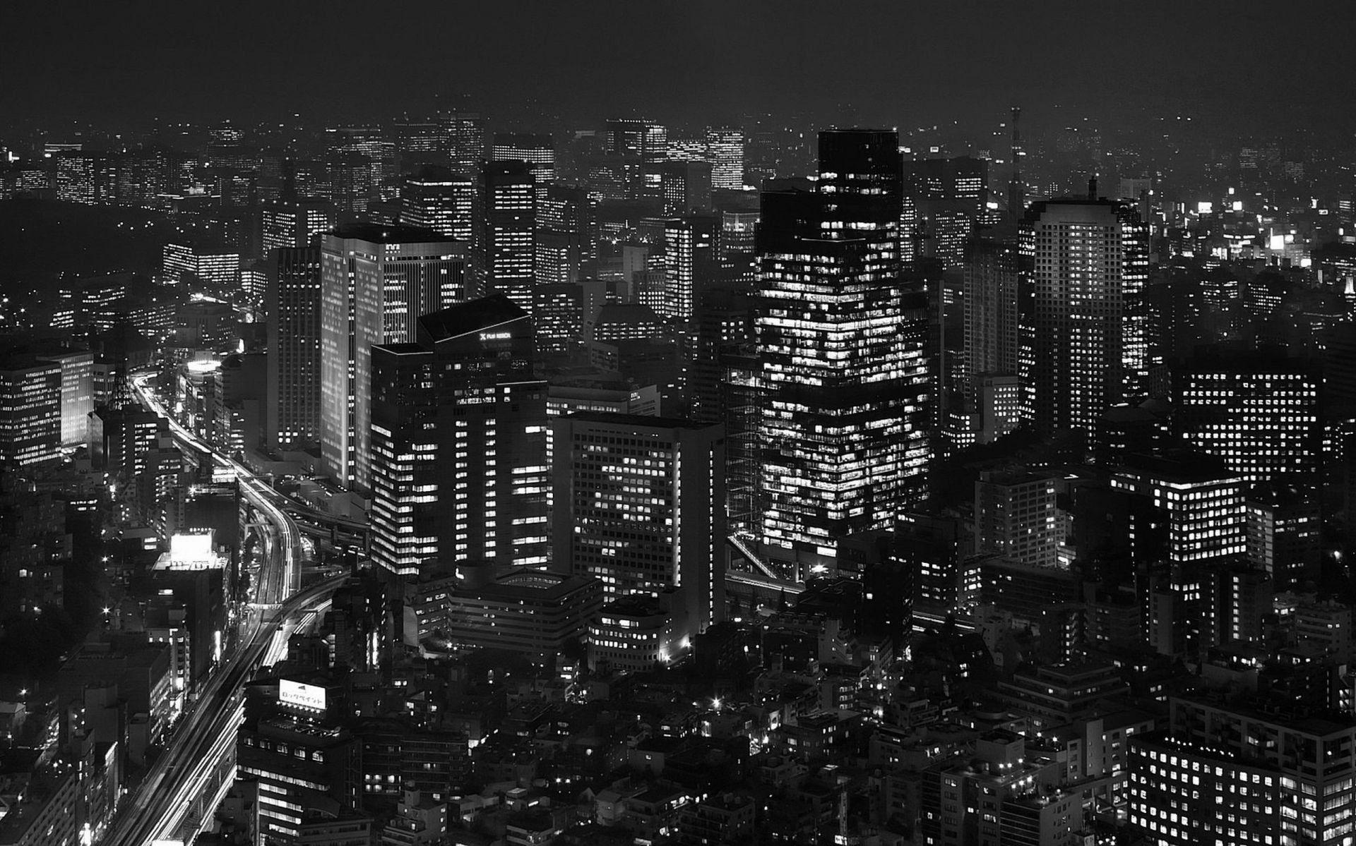 Tokyo Black and White Wallpapers on