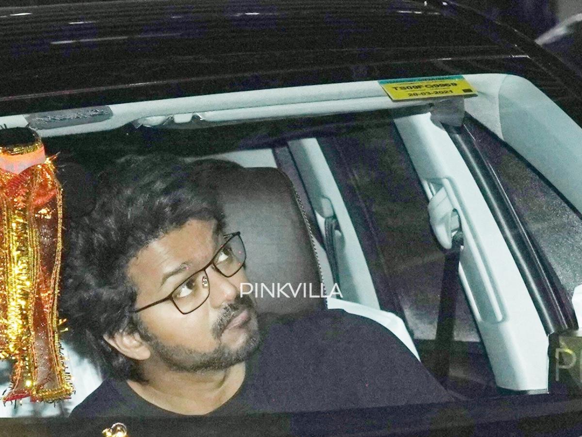 Photos Vijay Spotted In Hyderabad As He Kickstarts Shoot For