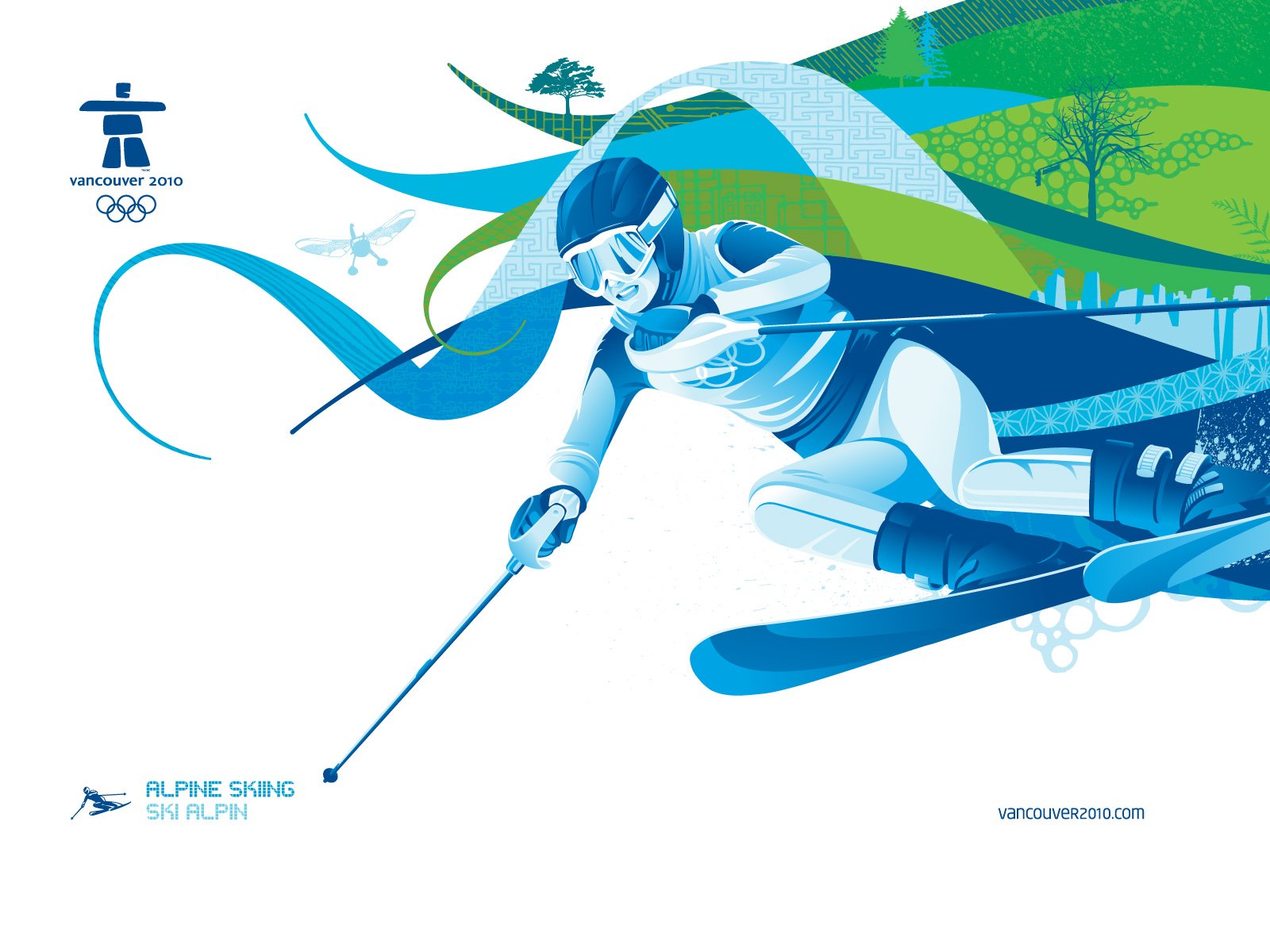 Winter Olympics Background Presation Ppt