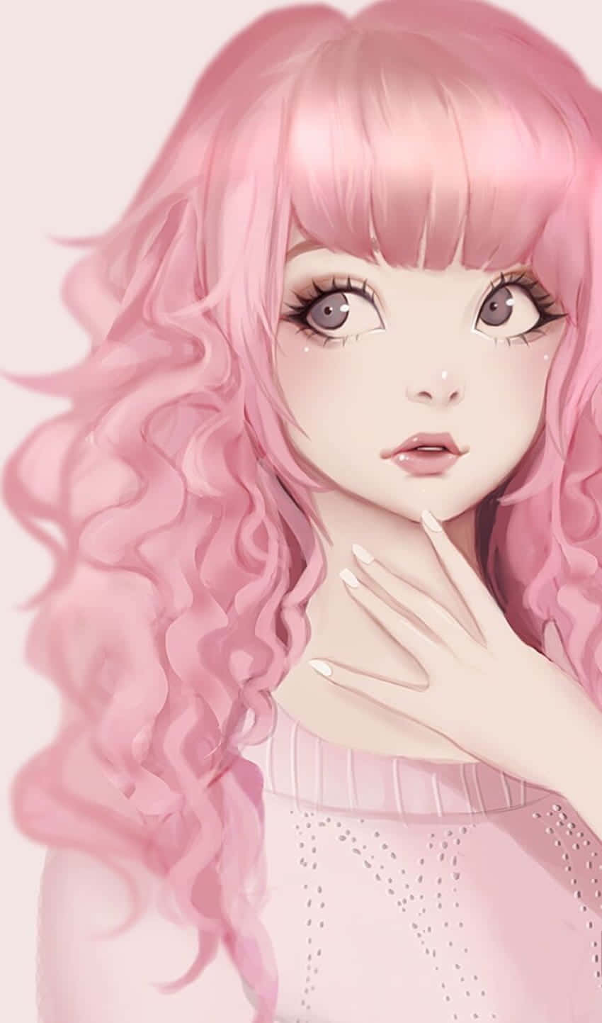 Pastel Pink Aesthetic Anime Wallpaper