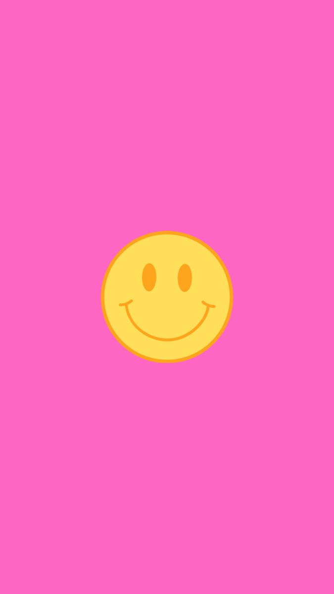 Smiley Face Wallpaper In iPhone Preppy