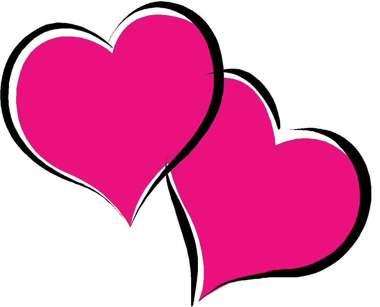 Pink Heart Background Wallpaper For Powerpoint Presentations