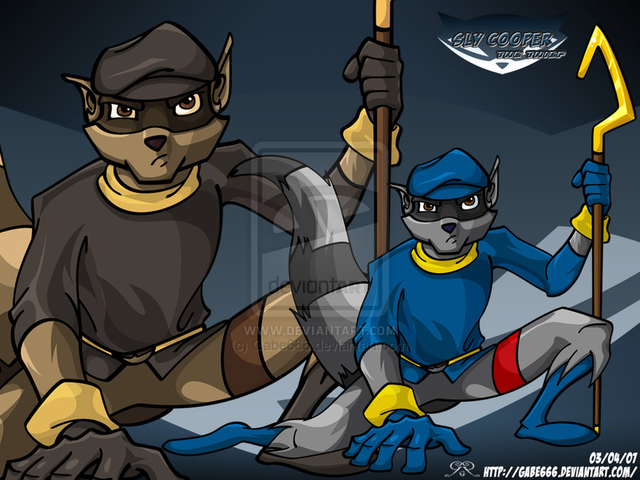 Wallpaper Sly Cooper 1 by Gabe666 on