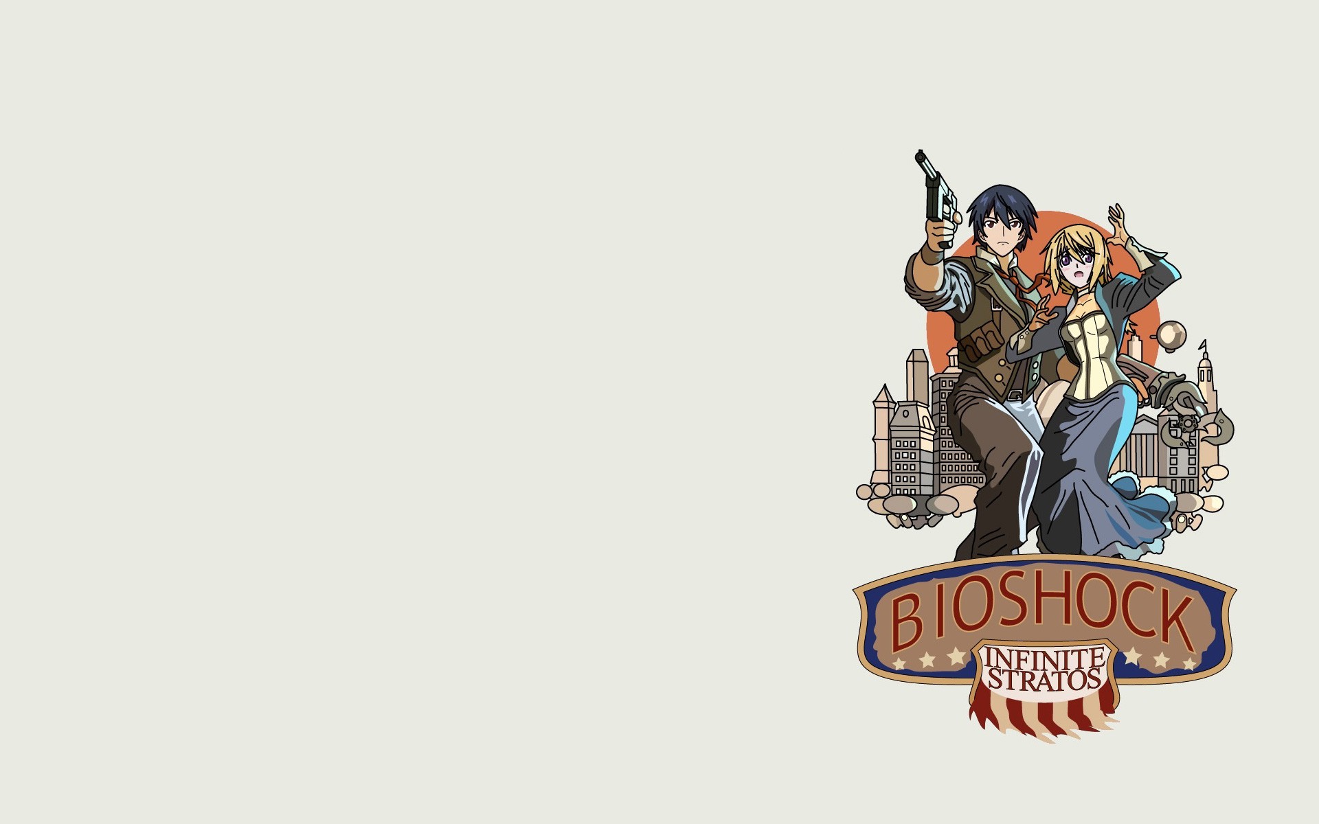 Bioshock Infinite Stratos Anime Wallpaper Background