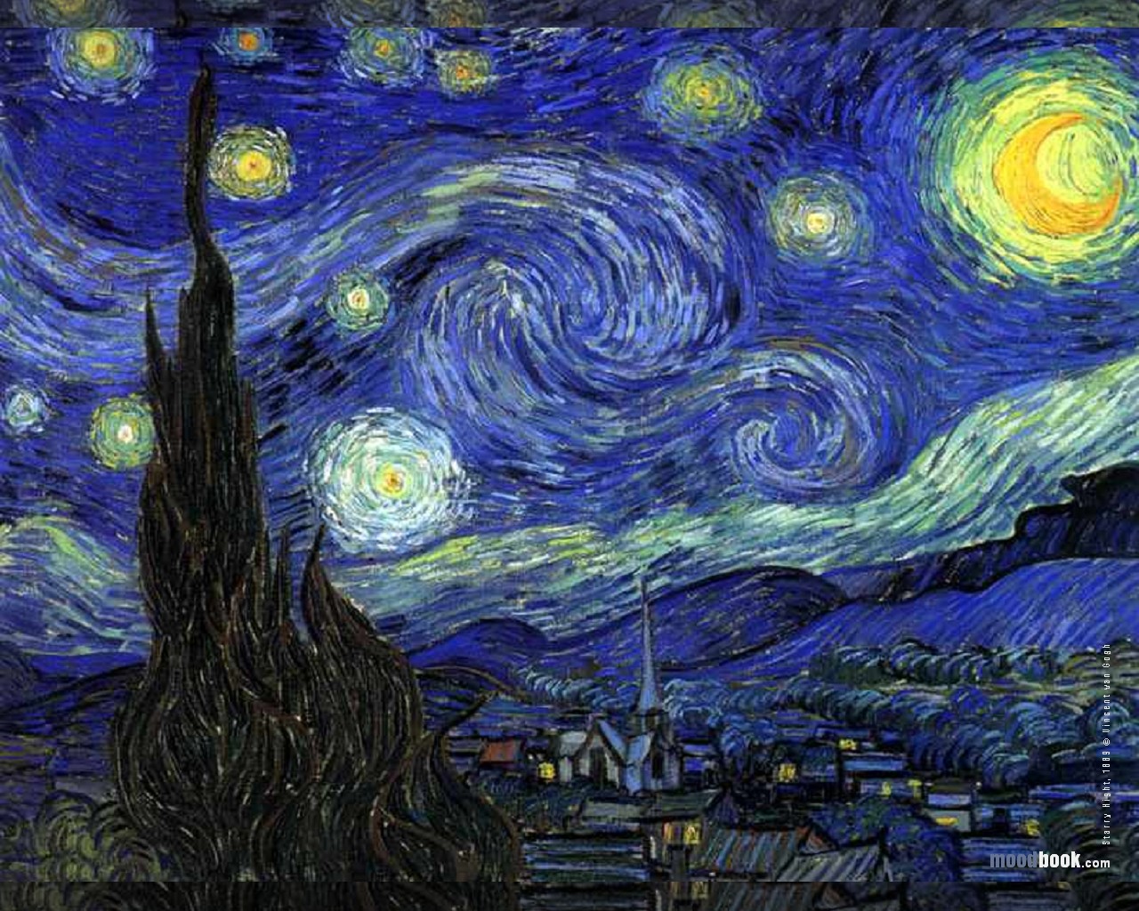 Part The Proper Approach Vincent Van Gogh Wallpaper Starry Night