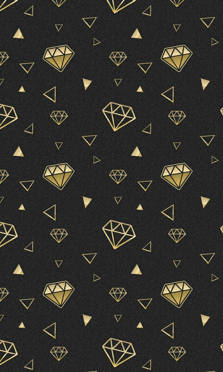 Black and gold Diamond wallpaper iphone Diamond wallpaper