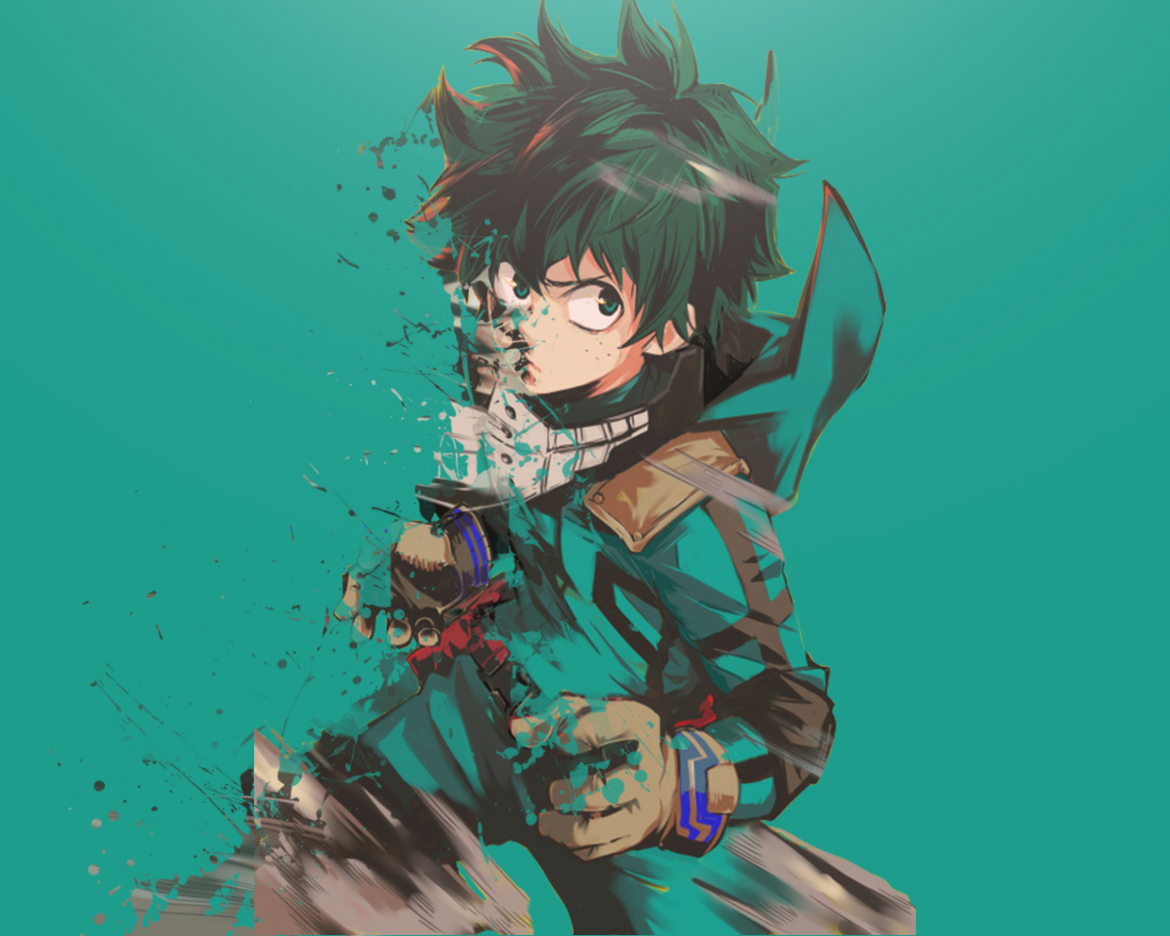 Wallpaper Izuku Midoriya Boku No Hero Academia