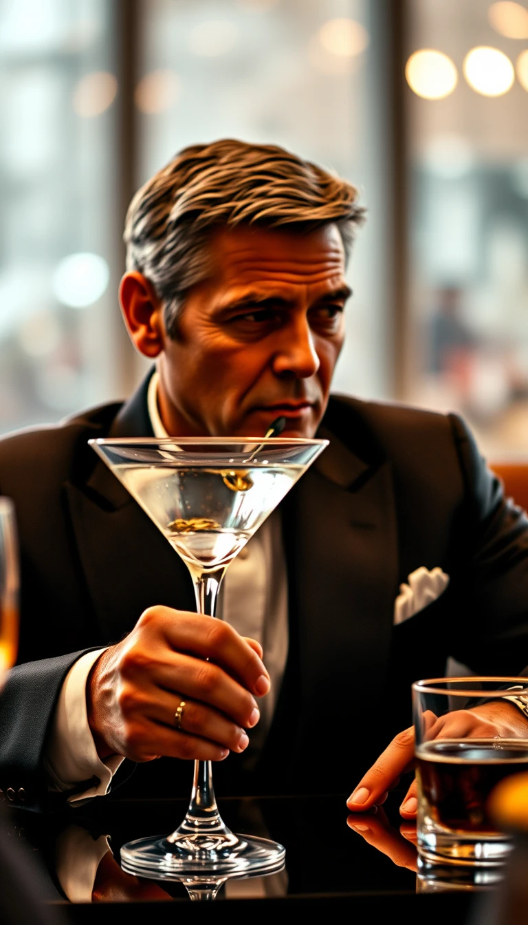 Martini George Clooney Wallpaper