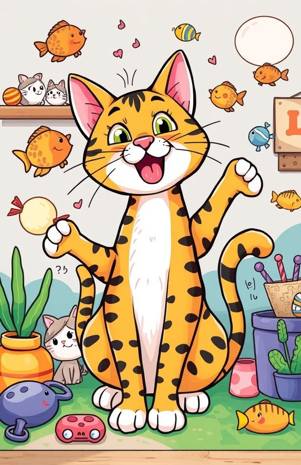 Cartoon Cat Wallpaper