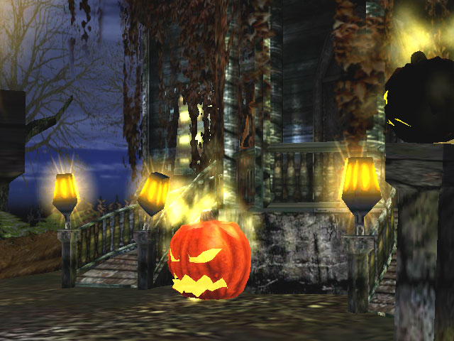 3D Haunted House Screensaver   3D Haunted Halloween Screensaver 640x480