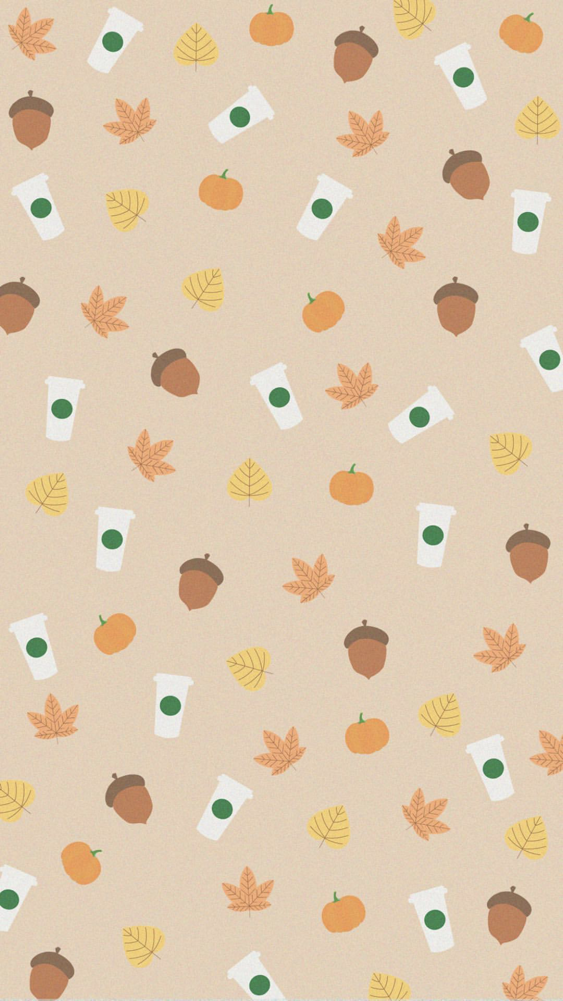 Starbucks background fall autumn wallpaper Iphone wallpaper fall