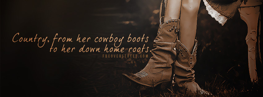 Country Girl Cowboy Boots Cover
