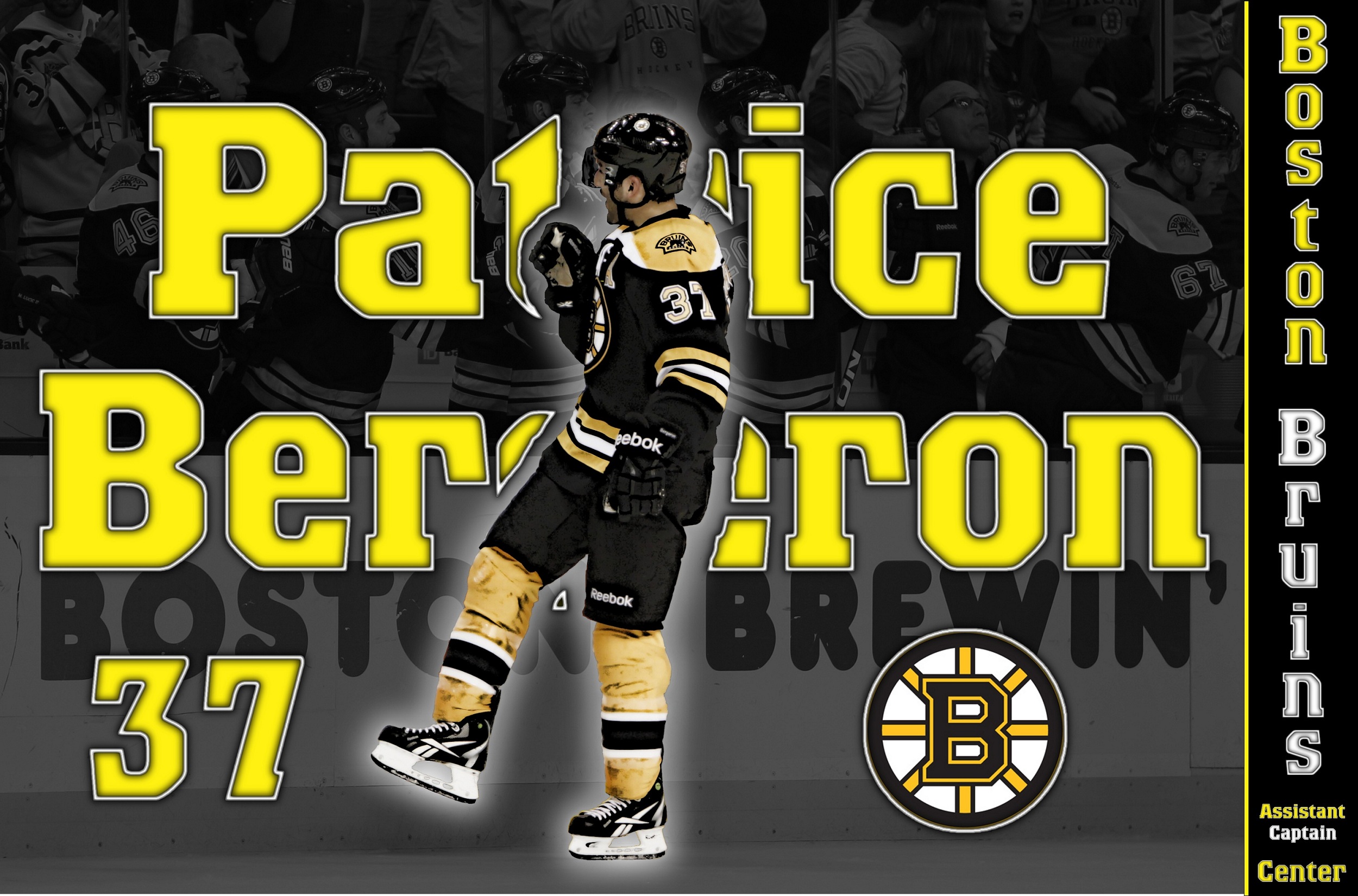 Hockey Patrice Bergeron Boston Bruins Wallpaper Background