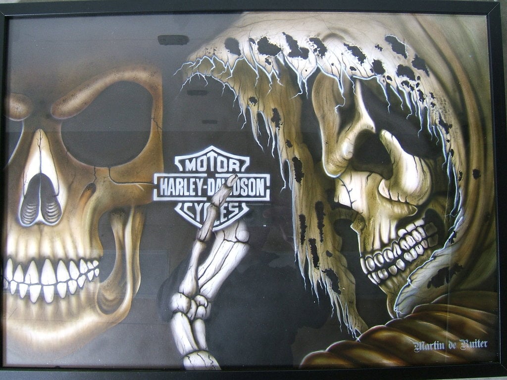 Harley Davidson Skull Wallpaper Harley Davidson Skulls by