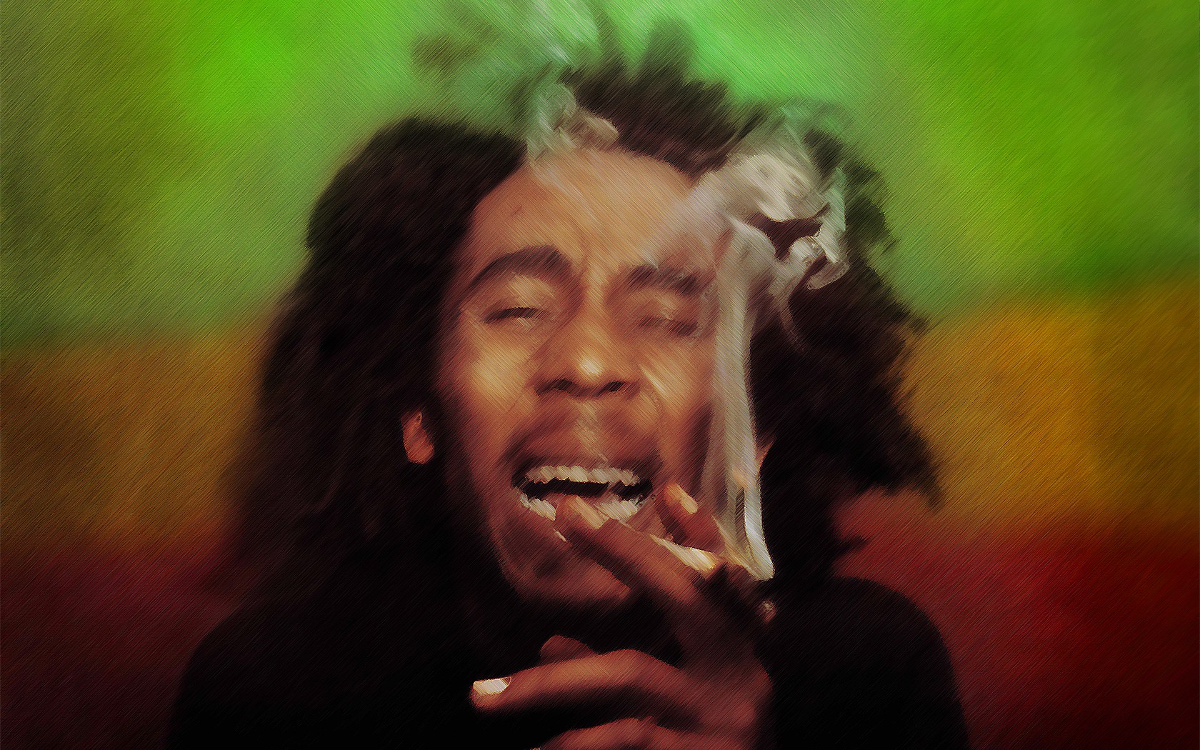 Smoke Jamaica Bob Marley Ethiopia Wallpaper