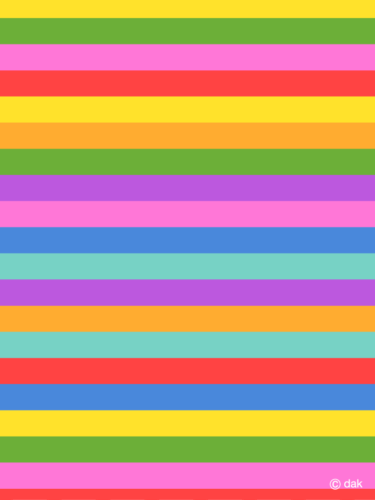Colorful Horizontal Stripes Wallpaper Desktop
