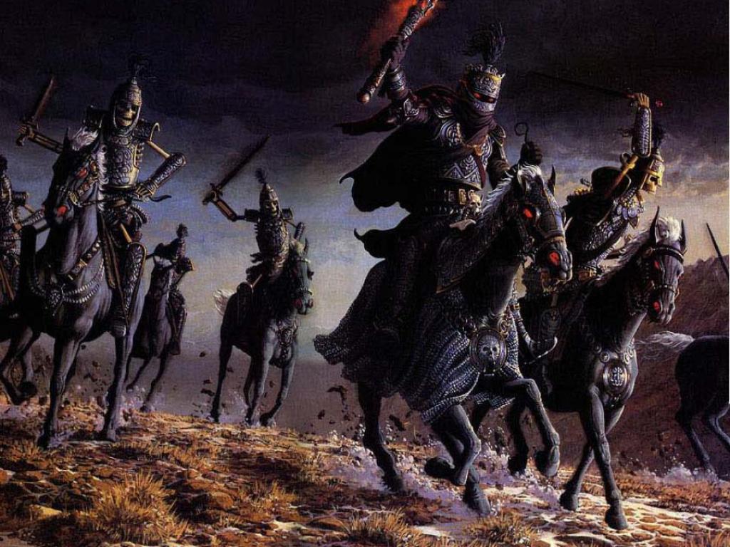 Skeletons Dark Army Fantasy HD Wallpaper Art