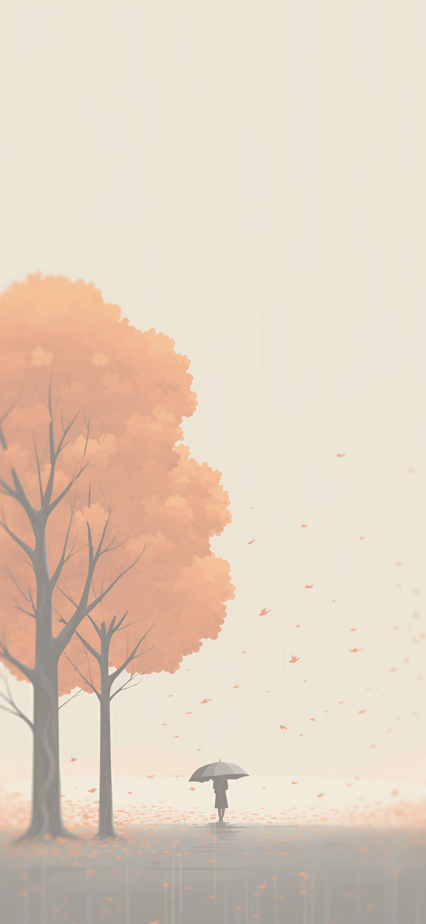 Beige Minimalist Wallpaper