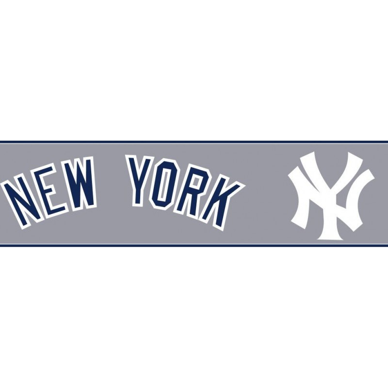 40 Ny Yankee Wallpaper Border On Wallpapersafari