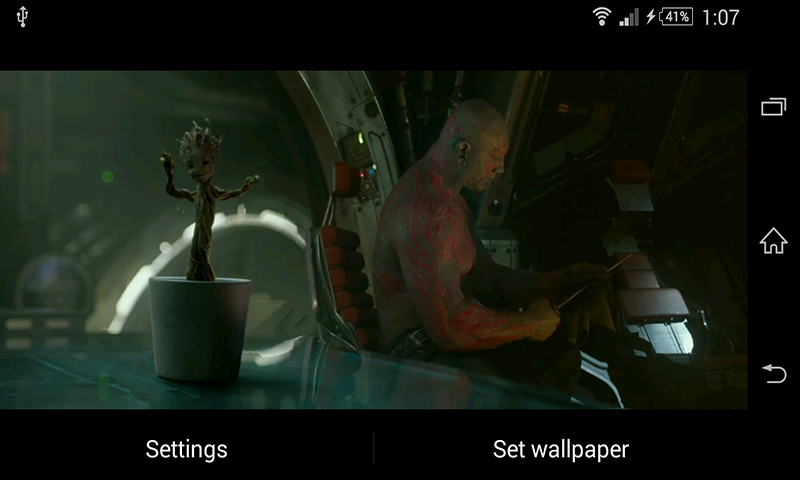 Guardians Of The Galaxy Live Wallpaper Dancing Groot