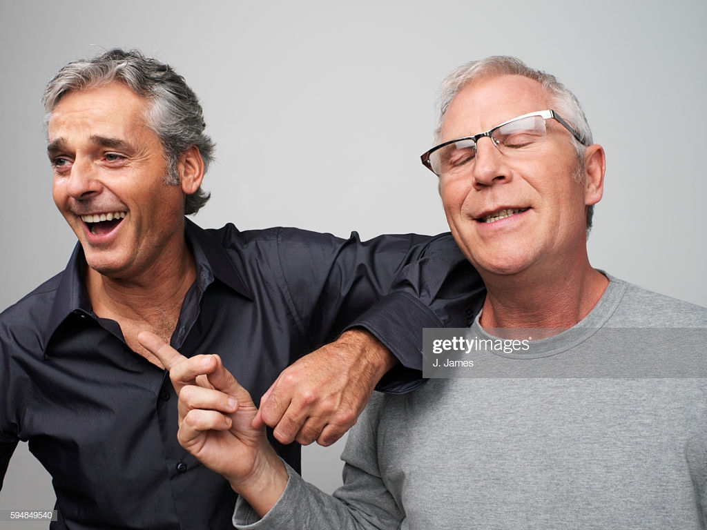 Middleaged Friends Socializing Stock Photo Getty Image