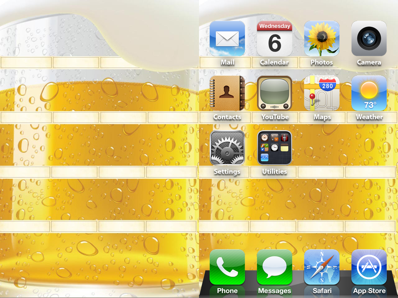 Ipod iPhone Beer Wallpaper By Chrisssg Customization