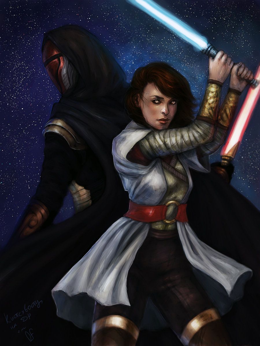 Meetra And Revan By Dancinfox Star Wars Image