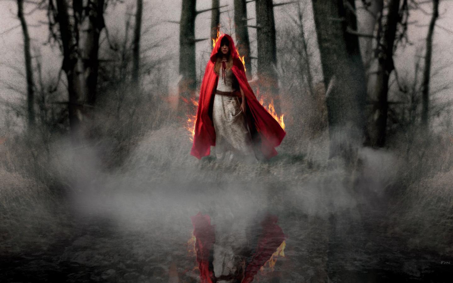Little Red Riding Hood Wallpaper