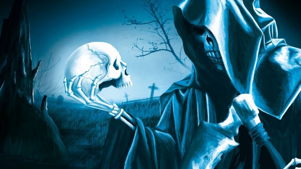 Grim Reaper And The Skull Wallpaper Background HD Wallaper
