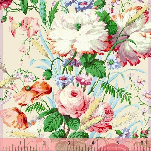 SALE LAST YARD Anna Griffin Wallpaper Floral in Purple 1 yard 500x500