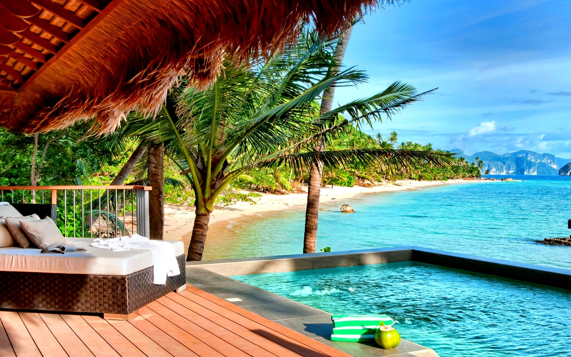 Tropical Resort Wallpaper Mb