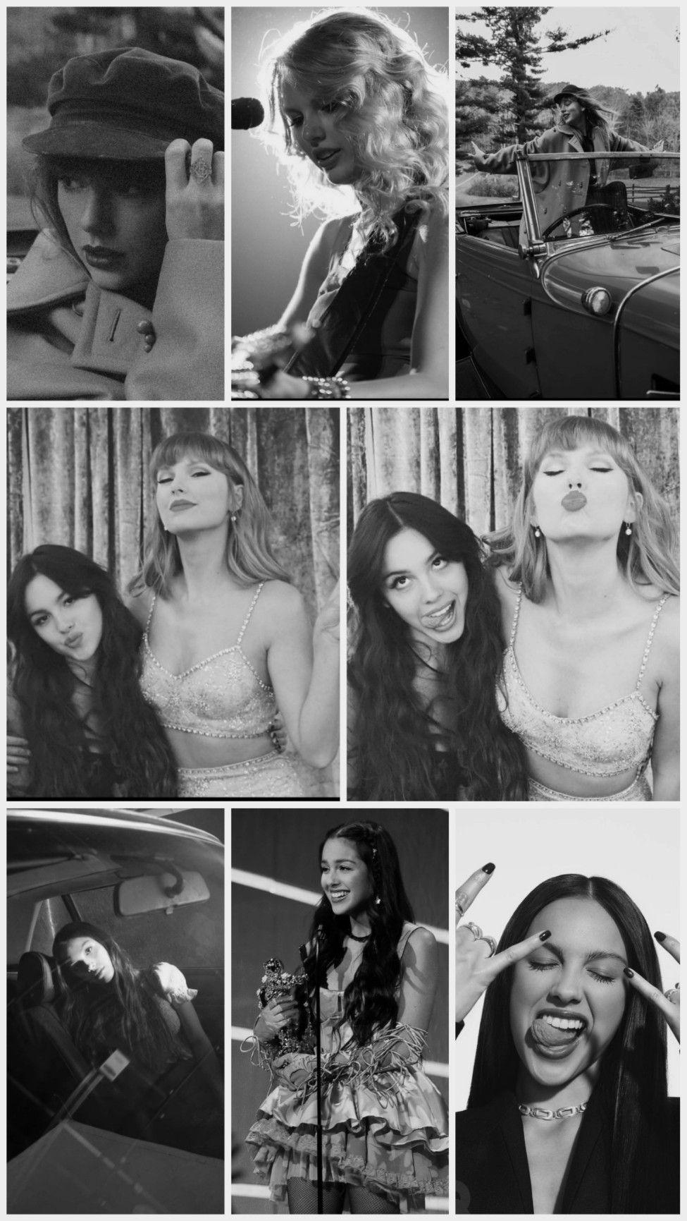 Olivia Rodrigo and Taylor Swift Collage Taylor swift posters