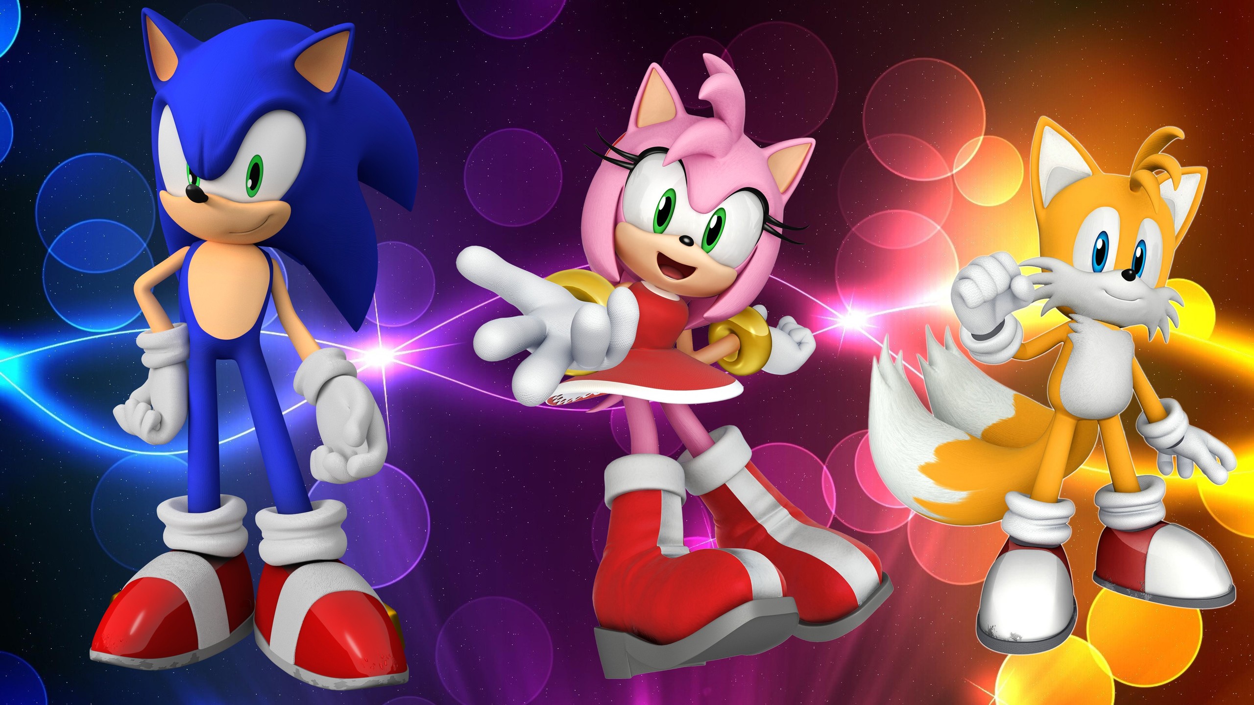Sonic Amy Tails Wallpaper