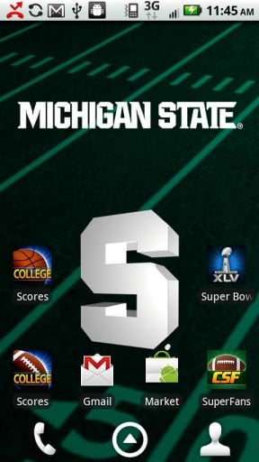 Sweet Officially licensed Michigan State Spartans Live Wallpaper