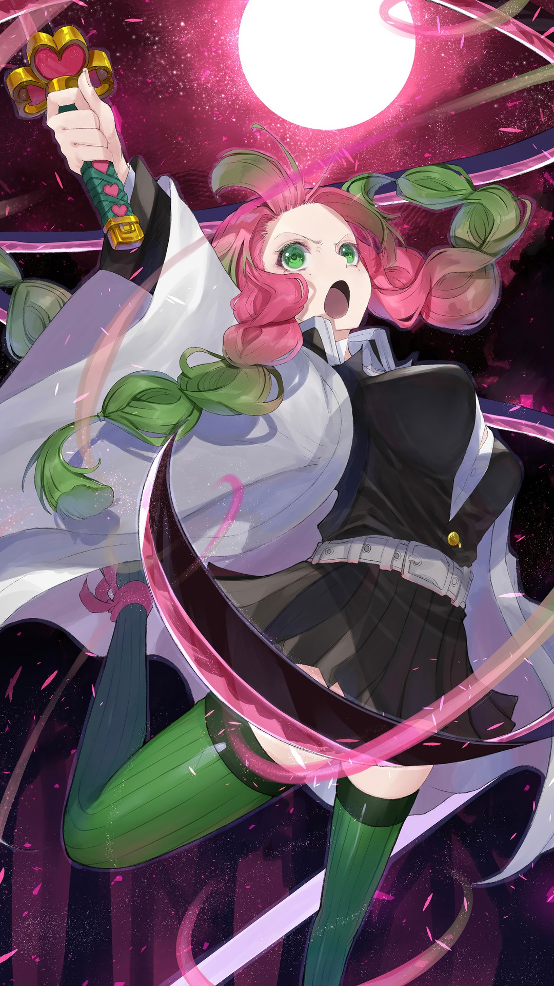 Mitsuri Kanroji Hashira The Pillars Demon Slayer Kimetsu No Yaiba Anime HD Phone Wallpaper