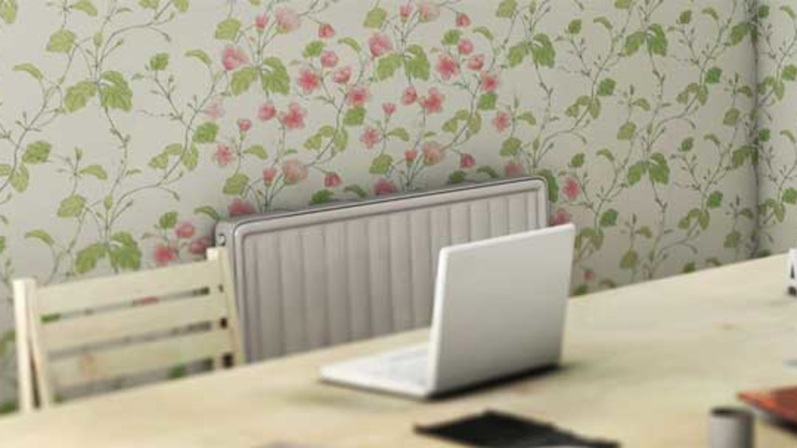 Heat Sensitive Wallpaper Changes Patterns When You Crank The