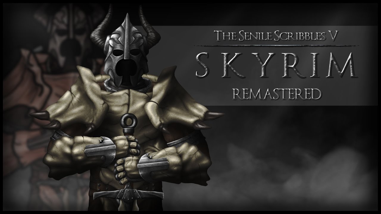 The Senile Scribbles Skyrim Remastered Speed Art