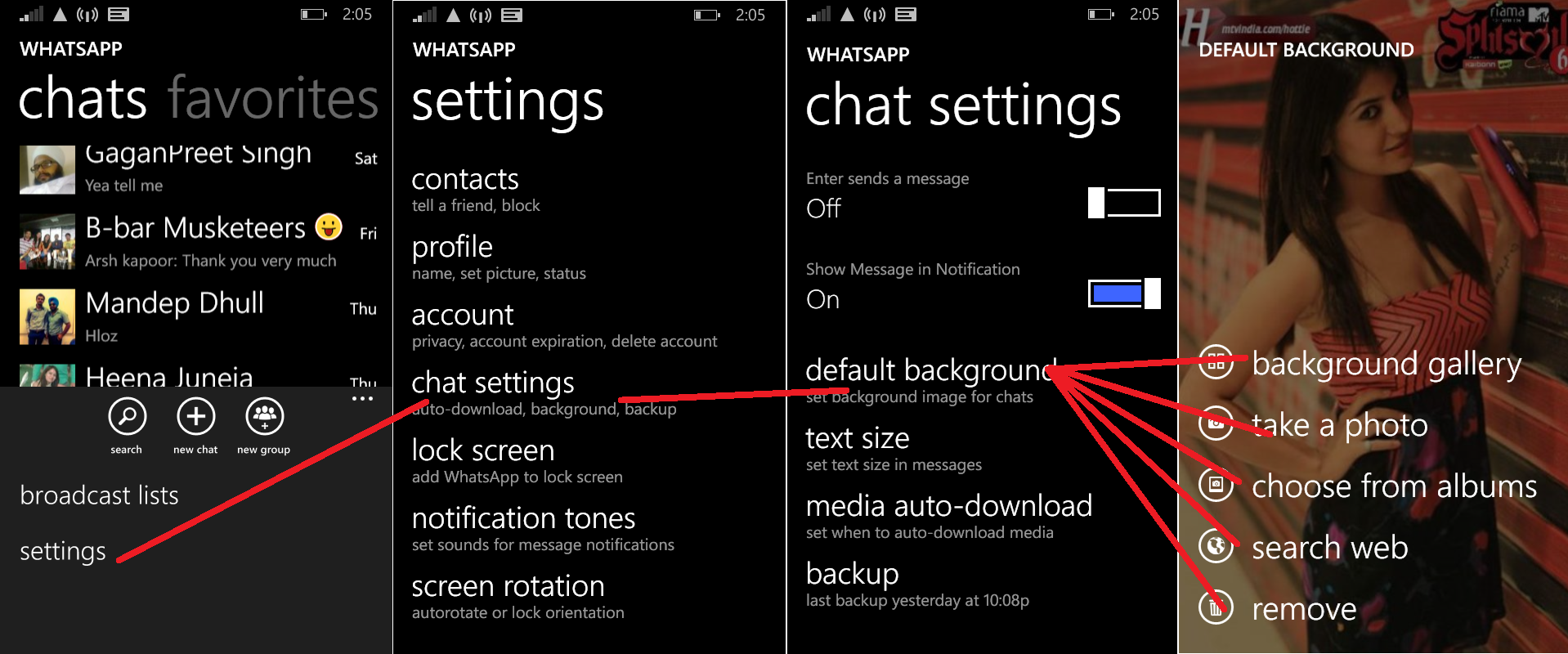 After Whatsapp Update You Can Now Add Custom Chat Background To Your