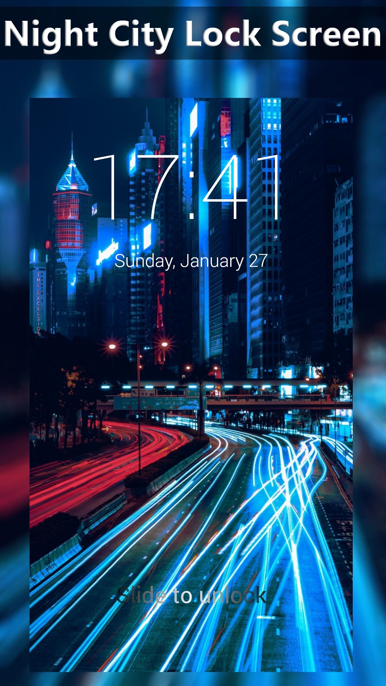 Night City Lock Screen Wallpaper For Android Apk