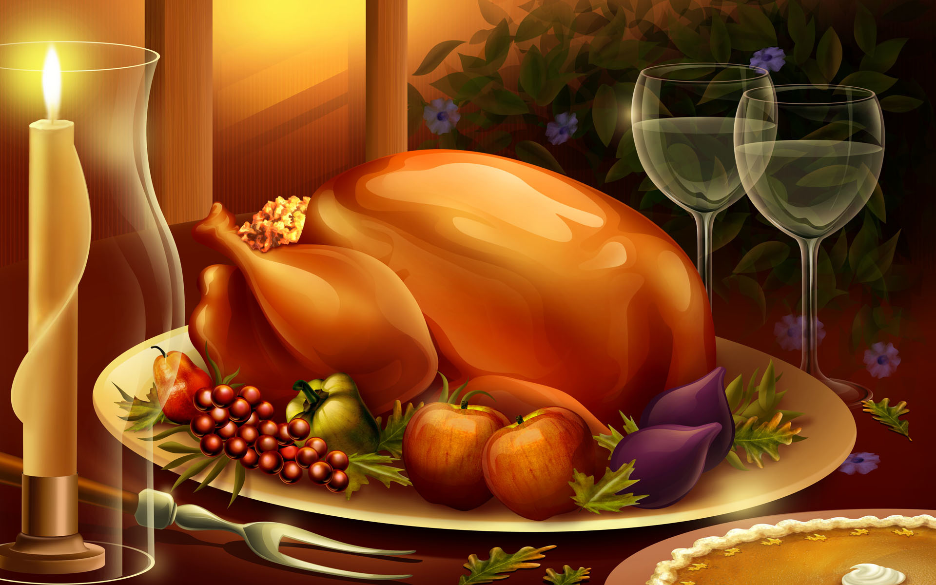 Fall Thanksgiving Wallpaper Image