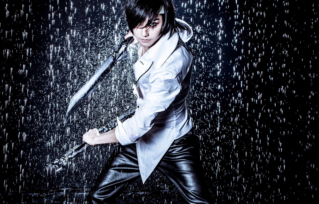 Wallpaper Weapons Rain The Game Guy Cosplay Hero Warz Image
