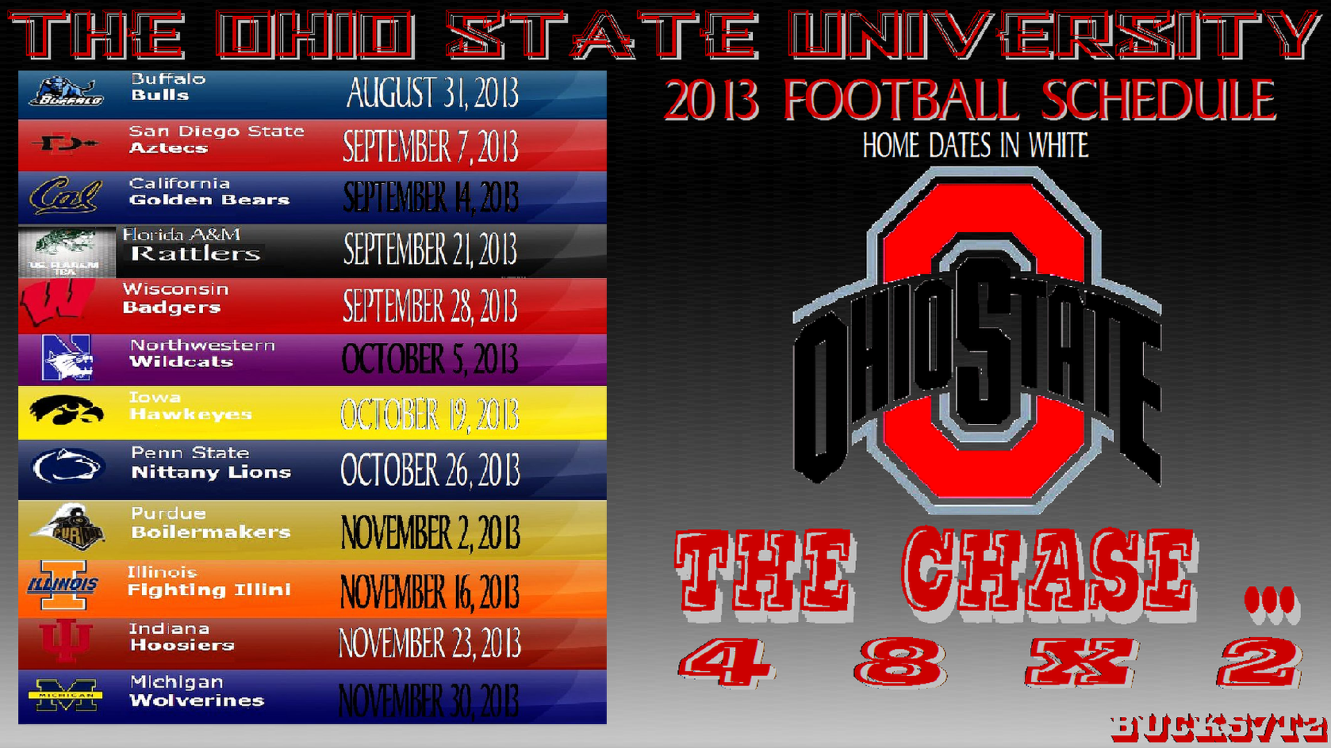 Ohio State Buckeyes Football Schedule