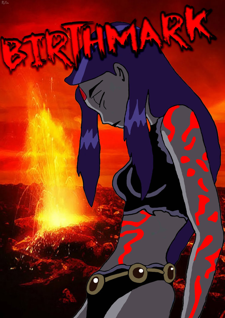 Teen Titans   Raven Birthmark Wallpaper by RobynOake