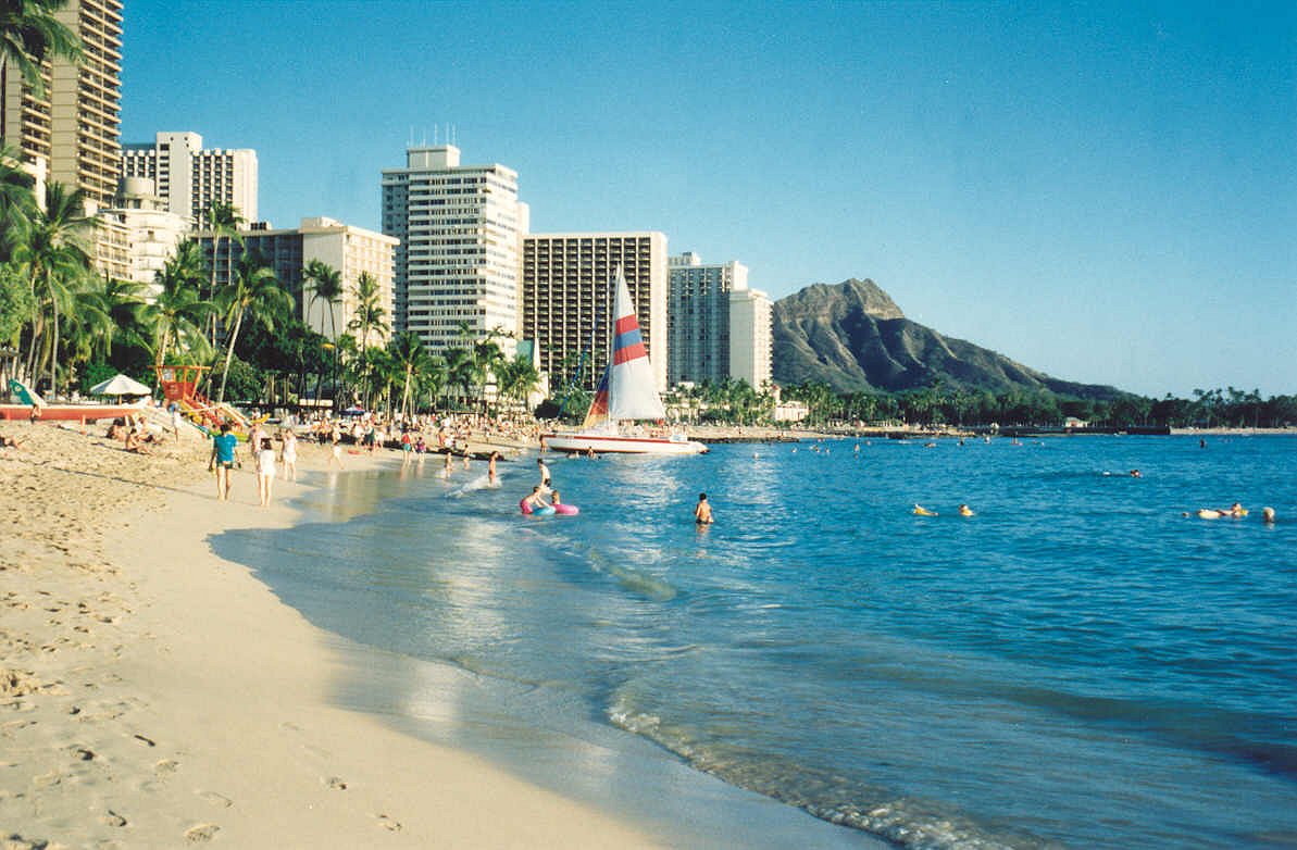 Waikiki Beach Desktop Wallpaper